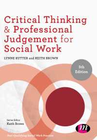 Critical Thinking and Professional Judgement for Social Work（Fifth Edition）
