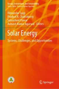 Solar Energy : Systems, Challenges, and Opportunities