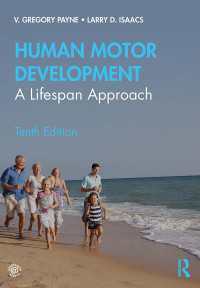 人体運動発達（第１０版）<br>Human Motor Development : A Lifespan Approach（10）