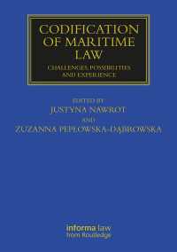 Codification of Maritime Law : Challenges, Possibilities and Experience