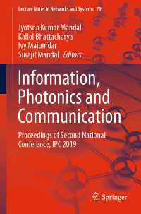 Information, Photonics and Communication : Proceedings of Second National Conference, IPC 2019