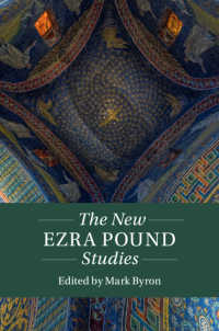 The New Ezra Pound Studies Byron Mark Edt 電子版 紀伊國屋書店ウェブストア オンライン書店 本 雑誌の通販 電子書籍ストア