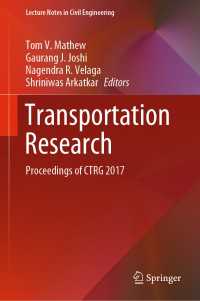 Transportation Research : Proceedings of CTRG 2017