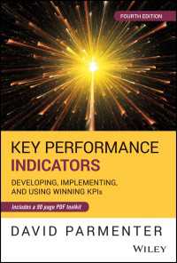 KPI（主要業績評価指標）の導入（第４版）<br>Key Performance Indicators : Developing, Implementing, and Using Winning KPIs（4）
