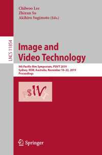 Image and Video Technology : 9th Pacific-Rim Symposium, PSIVT 2019, Sydney, NSW, Australia, November 18–22, 2019, Proceedings