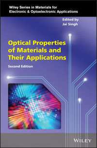材料の光学的特性とその応用（第２版）<br>Optical Properties of Materials and Their Applications（2）