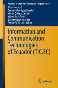 Information and Communication Technologies of Ecuador (TIC.EC)〈1st ed. 2020〉
