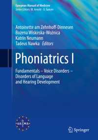 Phoniatrics I : Fundamentals – Voice Disorders – Disorders of  Language and Hearing Development