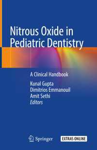 Nitrous Oxide in Pediatric Dentistry : A Clinical Handbook