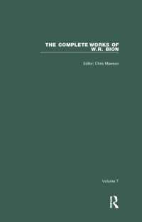 The Complete Works of W.R. Bion : Volume 7