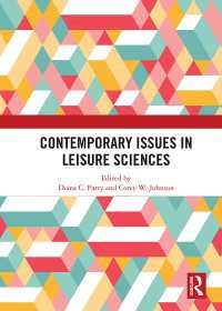 Contemporary Issues in Leisure Sciences : A Look Forward