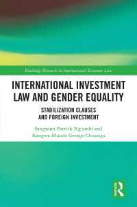 International Investment Law and Gender Equality : Stabilization Clauses and Foreign Investment
