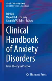 Clinical Handbook of Anxiety Disorders : From Theory to Practice