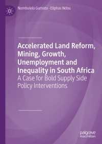 Accelerated Land Reform, Mining, Growth, Unemployment and Inequality in South Africa : A Case for Bold Supply Side Policy Interventions