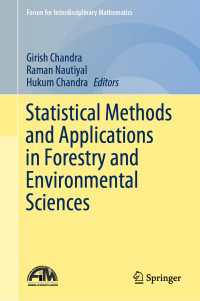 Statistical Methods and Applications in Forestry and Environmental Sciences〈1st ed. 2020〉