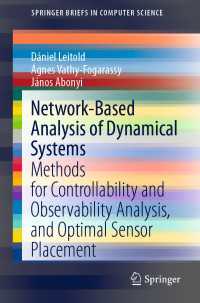 Network-Based Analysis of Dynamical Systems : Methods for Controllability and Observability Analysis, and Optimal Sensor Placement