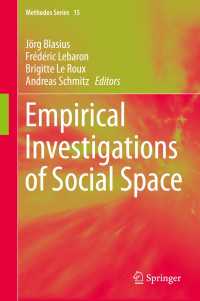 Empirical Investigations of Social Space〈1st ed. 2019〉