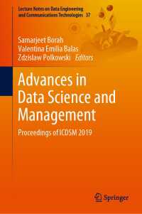 Advances in Data Science and Management : Proceedings of ICDSM 2019