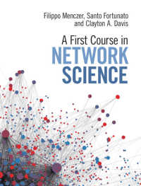 ネットワーク科学入門（テキスト）<br>A First Course in Network Science