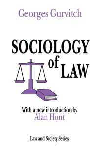 法社会学（新版）<br>Sociology of Law