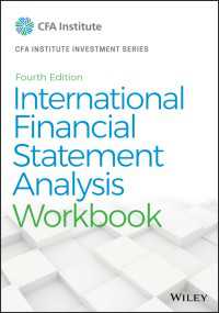 国際財務諸表分析：ワークブック（第４版）<br>International Financial Statement Analysis Workbook（4）