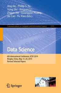 Data Science : 6th International Conference, ICDS 2019, Ningbo, China, May 15–20, 2019, Revised Selected Papers