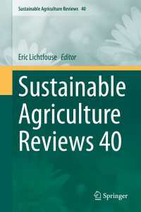 Sustainable Agriculture Reviews 40〈1st ed. 2020〉