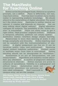 オンライン教育のためのマニフェスト<br>The Manifesto for Teaching Online