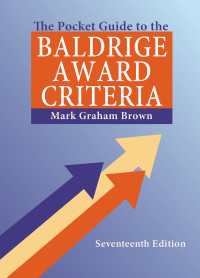 The Pocket Guide to the Baldrige Award Criteria (5-Pack)（17）