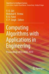 Computing Algorithms with Applications in Engineering : Proceedings of ICCAEEE 2019