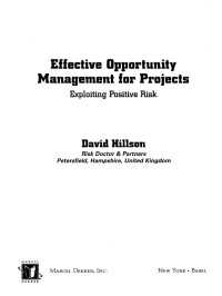 プロジェクトのための効果的な商談機会管理<br>Effective Opportunity Management for Projects : Exploiting Positive Risk