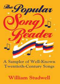 The Popular Song Reader : A Sampler of Well-Known Twentieth-Century Songs