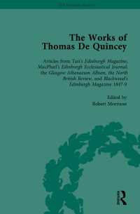 The Works of Thomas De Quincey, Part III vol 16