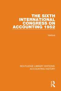 The Sixth International Congress on Accounting 1952