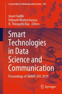 Smart Technologies in Data Science and Communication : Proceedings of SMART-DSC 2019