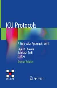 ICU Protocols〈Second Edition 2020〉 : A Step-wise Approach, Vol II（2）