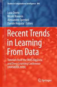 Recent Trends in Learning From Data : Tutorials from the INNS Big Data and Deep Learning Conference (INNSBDDL2019)