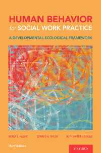 Human Behavior for Social Work Practice : A Developmental-Ecological Framework（3）