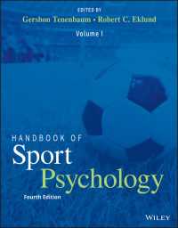 スポーツ心理学ハンドブック（第４版・全２巻）<br>Handbook of Sport Psychology（4）