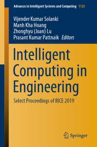 Intelligent Computing in Engineering : Select Proceedings of RICE 2019
