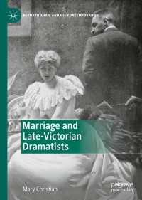 Marriage and Late-Victorian Dramatists〈1st ed. 2020〉