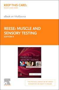 筋力・感覚試験（第４版）<br>Muscle and Sensory Testing - E-Book（4）