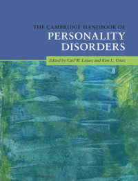 ケンブリッジ版　パーソナリティ障害ハンドブック<br>The Cambridge Handbook of Personality Disorders