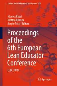 Proceedings of the 6th European Lean Educator Conference : ELEC 2019