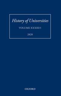 History of Universities : Volume XXXIII/1