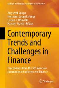 Contemporary Trends and Challenges in Finance : Proceedings from the 5th Wroclaw International Conference in Finance