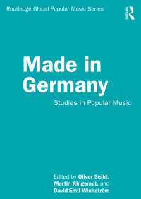 ドイツのポピュラー音楽<br>Made in Germany : Studies in Popular Music