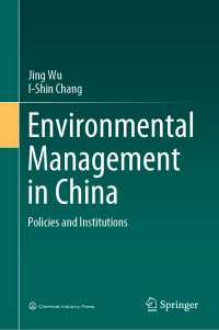 Environmental Management in China : Policies and Institutions