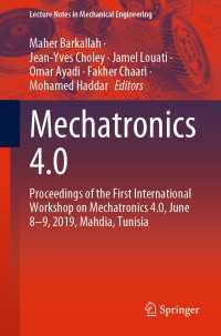 Mechatronics 4.0 : Proceedings of the First International Workshop on Mechatronics 4.0, June 8–9, 2019, Mahdia, Tunisia
