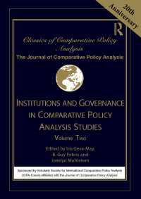 Institutions and Governance in Comparative Policy Analysis Studies : Volume Two